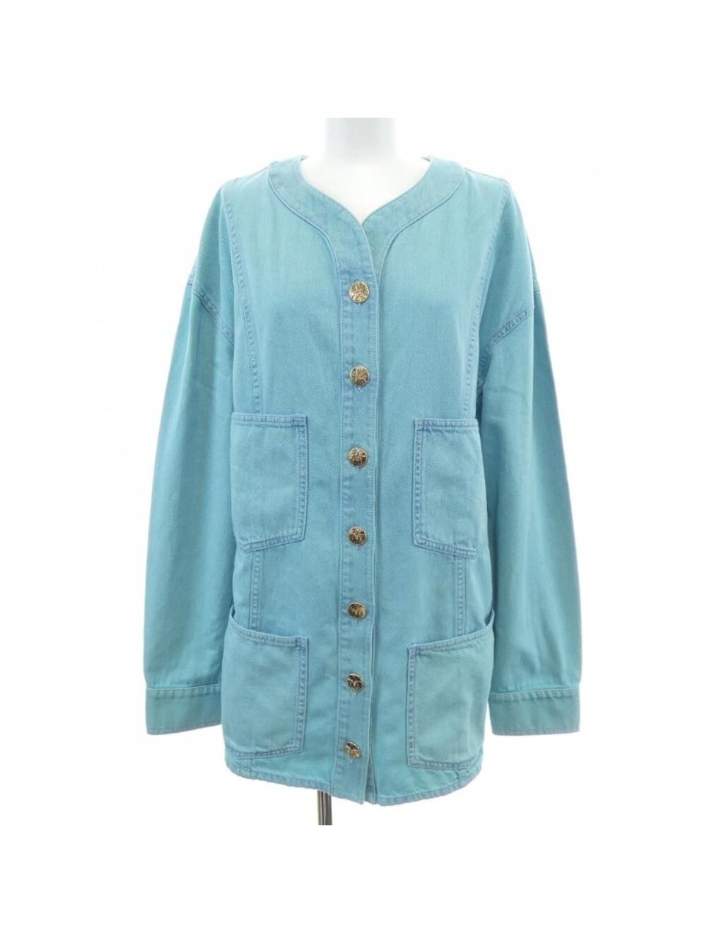Chanel Denim Jacket Blue